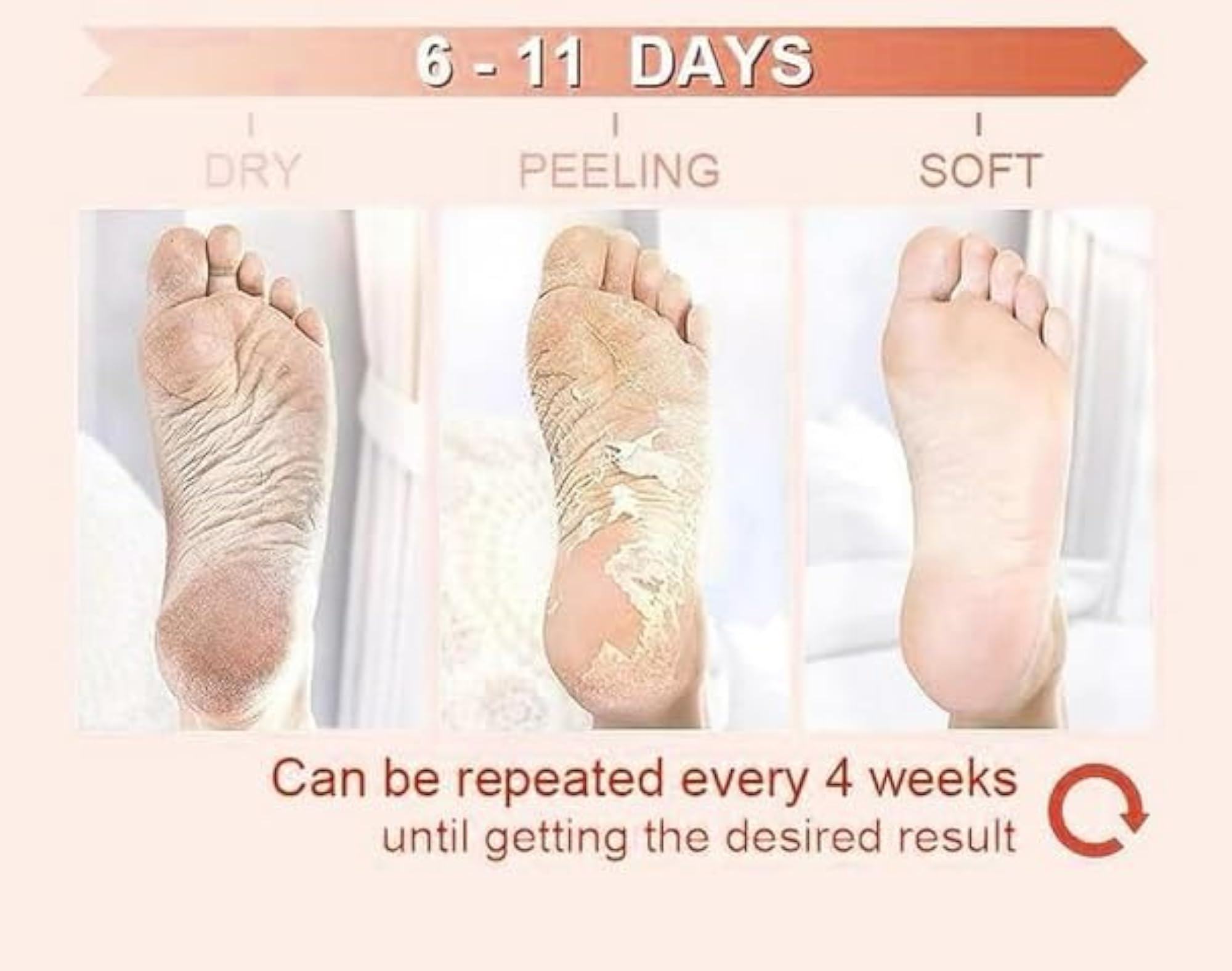 Peeling & Exfoliating Foot Mask for Baby Soft Feet